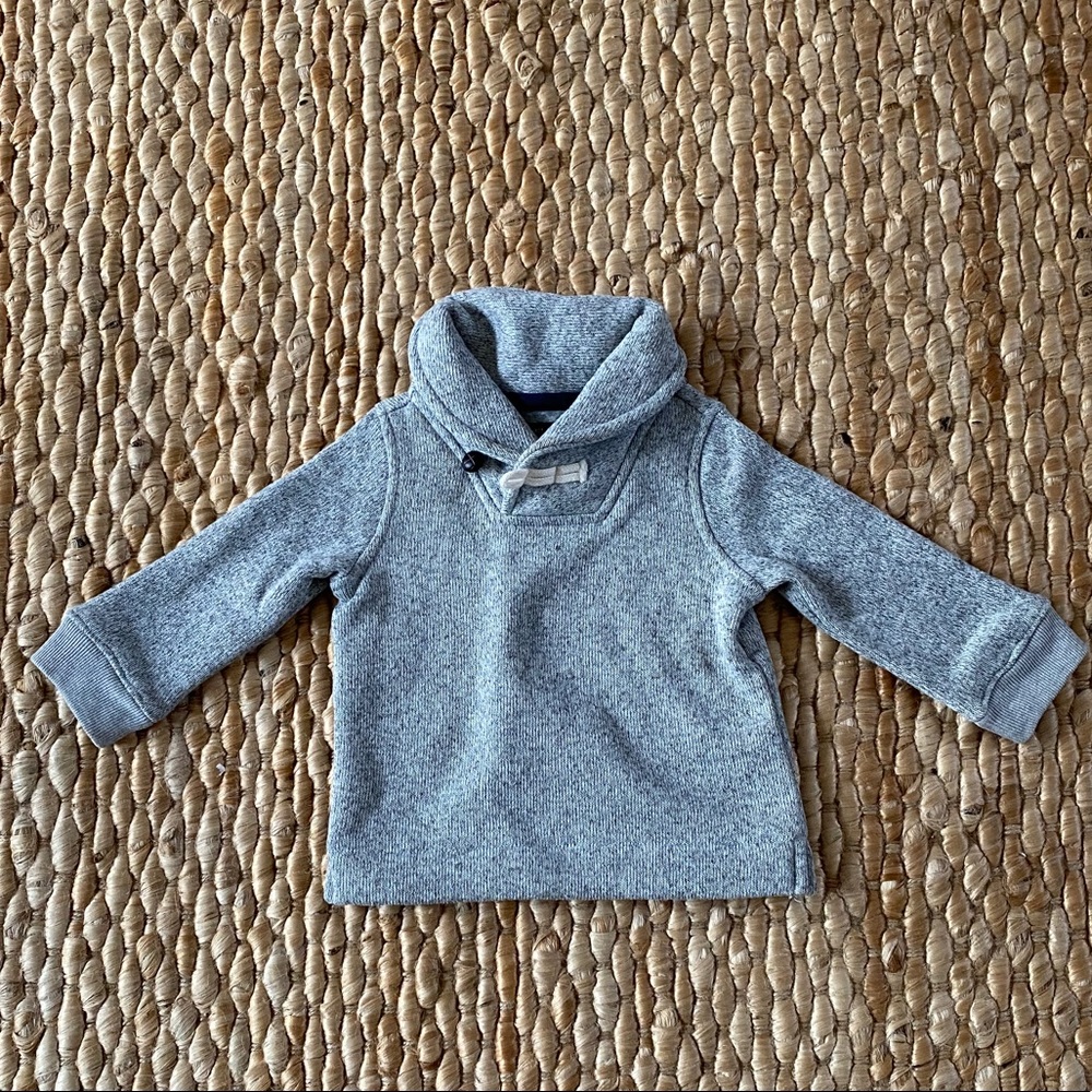 NWOT shawl collar sweater/fleece